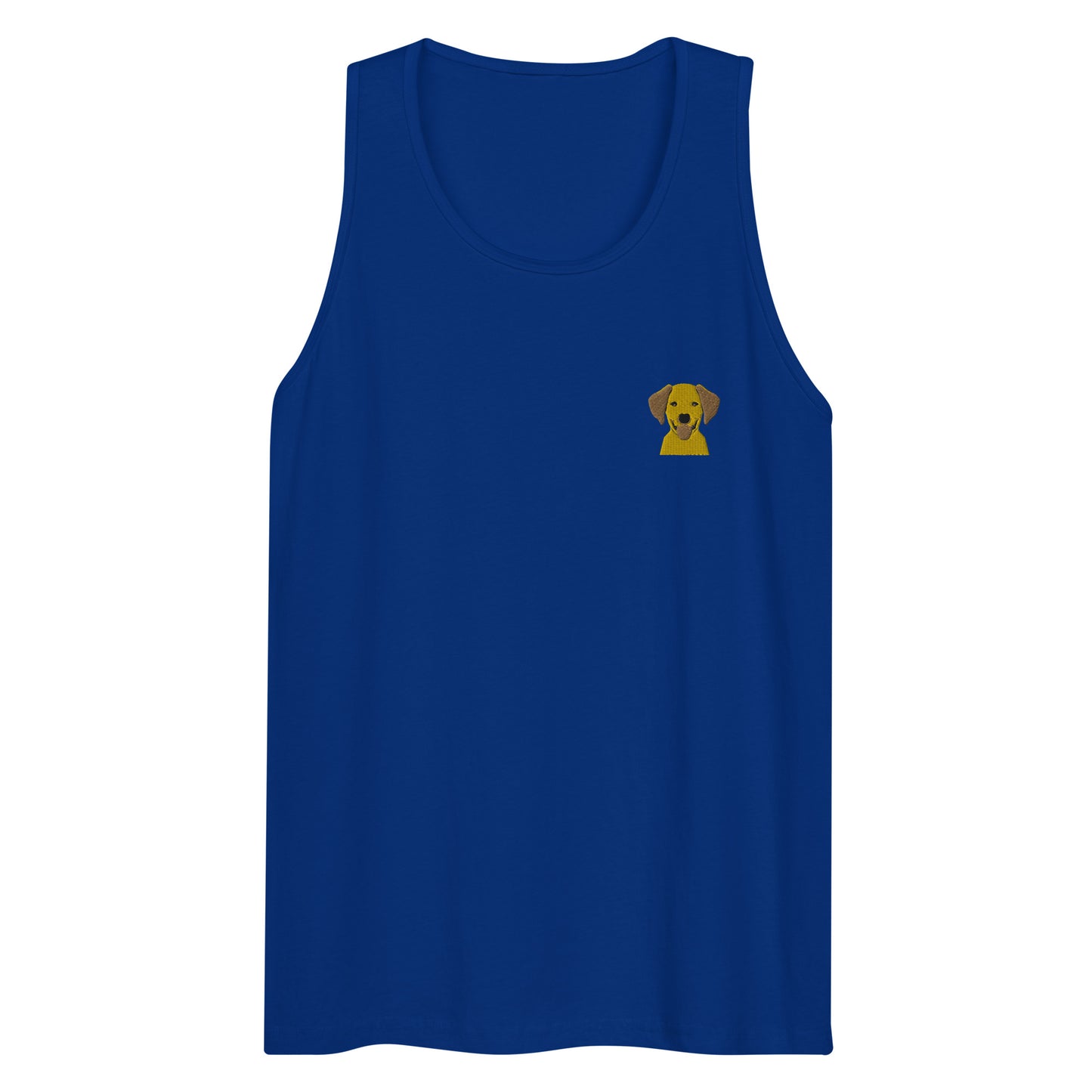 Embroidered Silly Lab Men’s Premium Tank