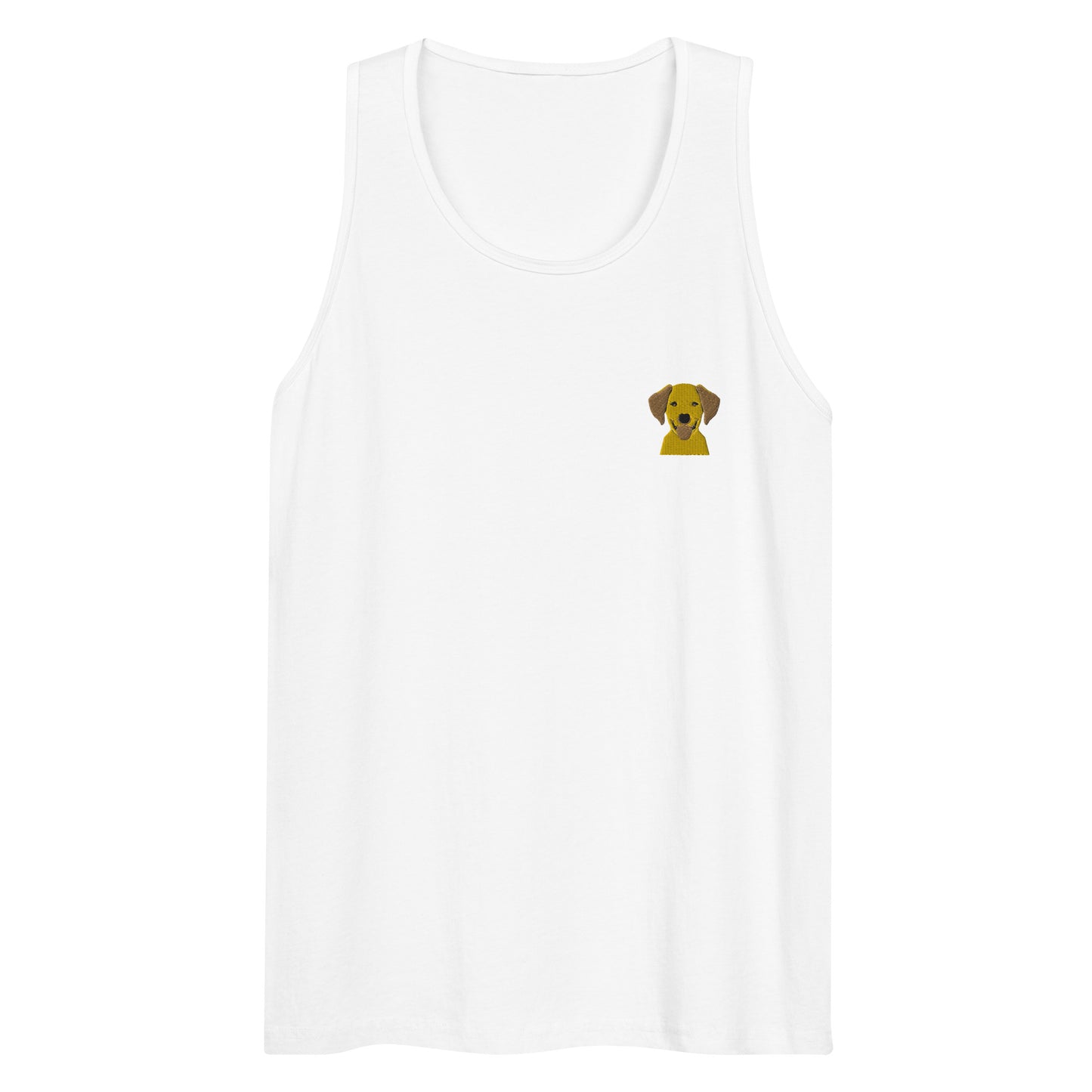 Embroidered Silly Lab Men’s Premium Tank