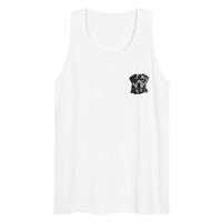 Embroidered Classic Rottie Men’s Premium Tank Top