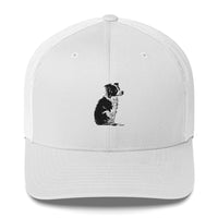 Embroidered Collie Craze Girl Trucker Cap