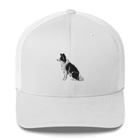 Embroidered Collie Craze Boy Trucker Cap