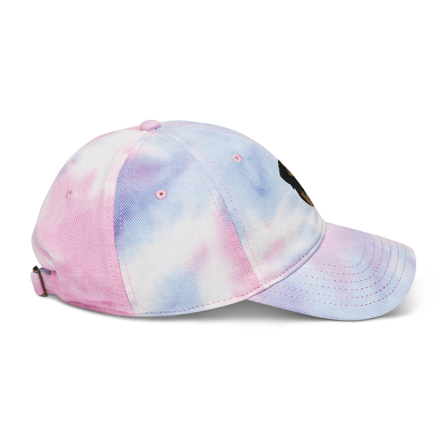 Embroidered Color Rottie Tie dye hat