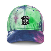 Embroidered Classic Rottie Tie dye hat