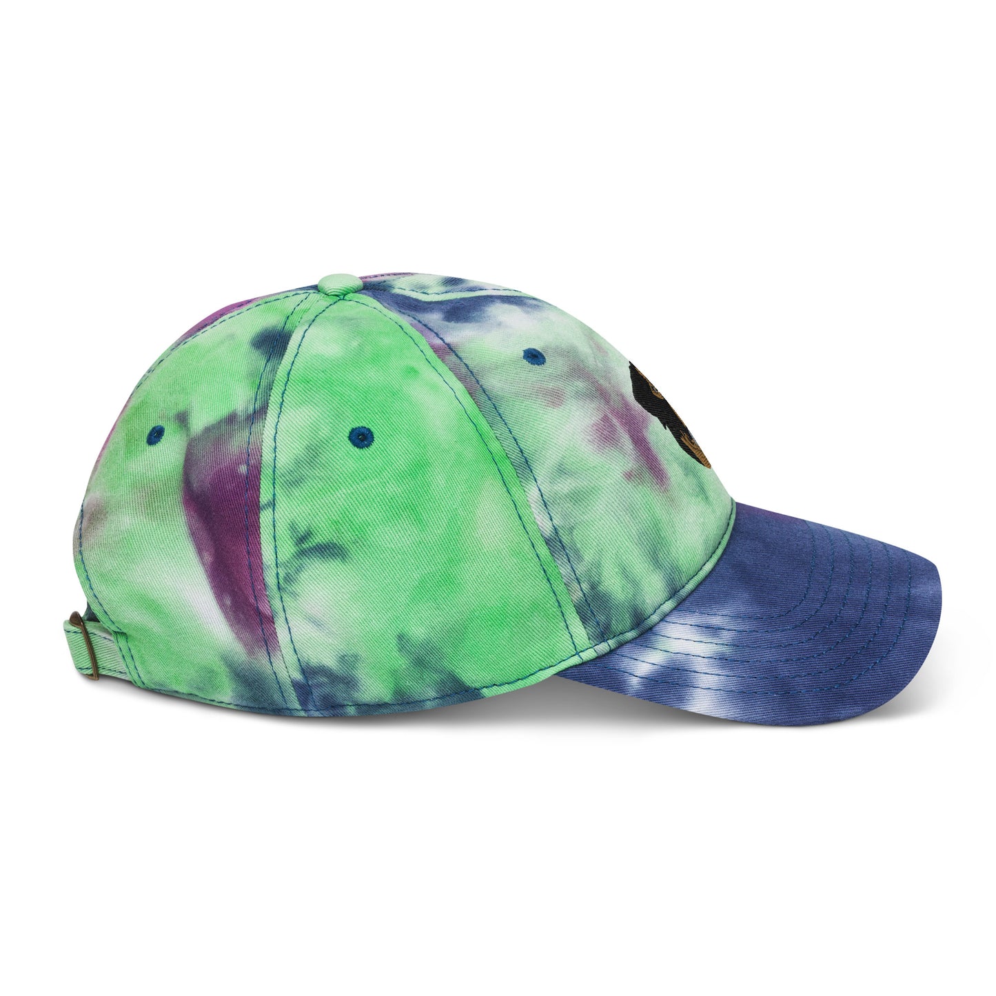 Embroidered Color Rottie Tie dye hat