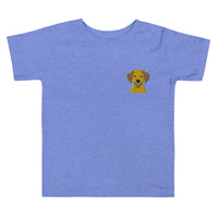 Embroidered Silly Lab Toddler Short Sleeve Tee