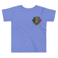 Embroidered Color Silly Lab Toddler Short Sleeve Tee