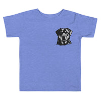 Embroidered Classic Rottie Toddler Short Sleeve Tee