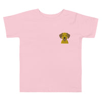 Embroidered Silly Lab Toddler Short Sleeve Tee