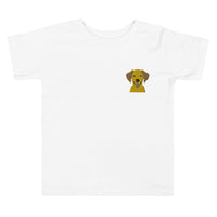 Embroidered Silly Lab Toddler Short Sleeve Tee