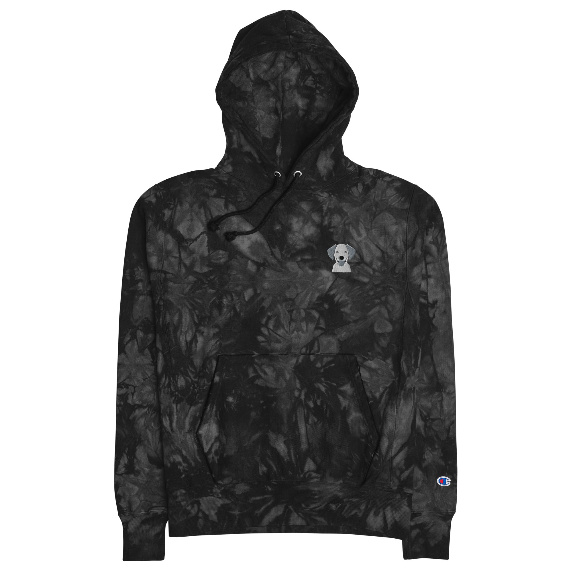 Embroidered Classic Silly Lab Champion Tie-Dye hoodie