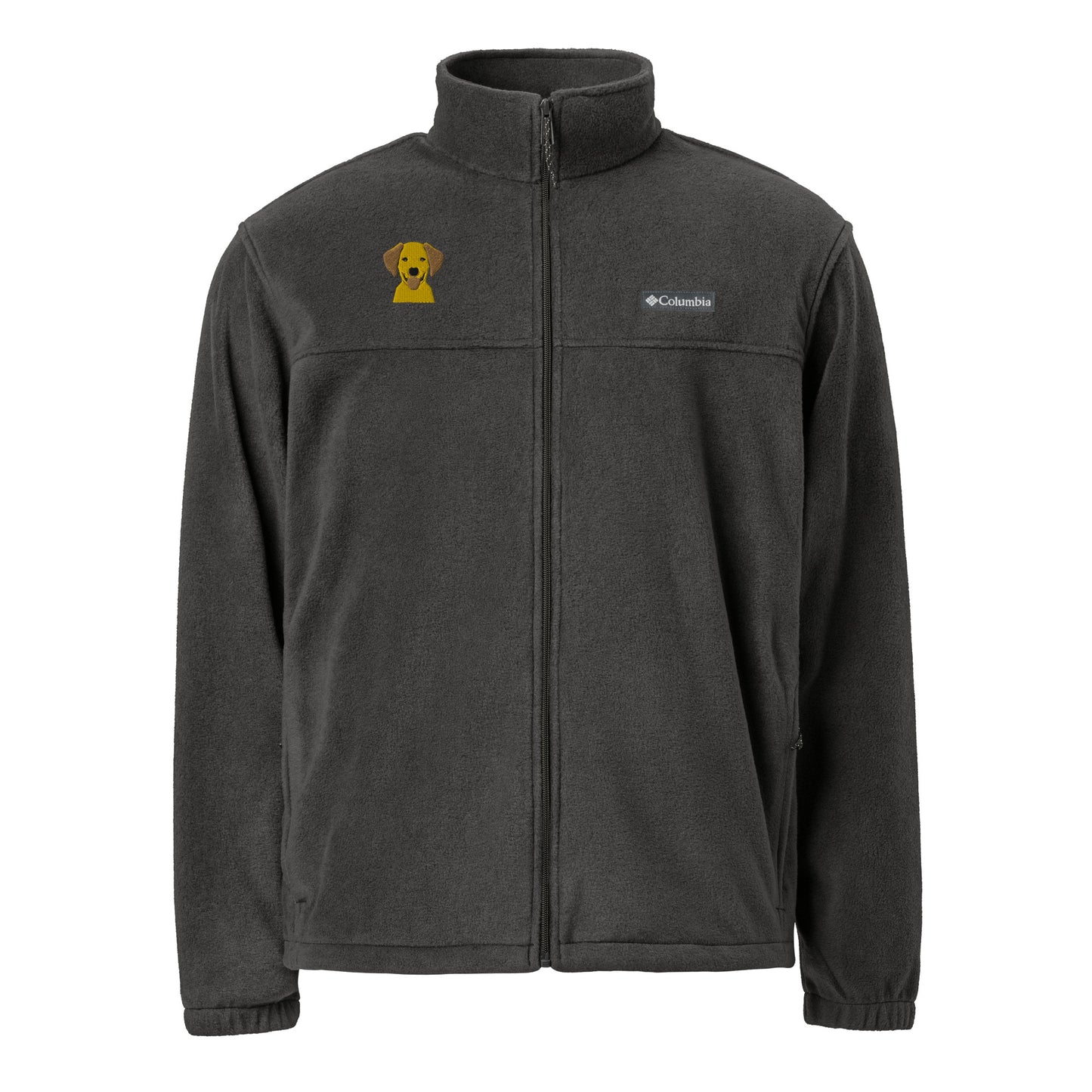 Embroidered Silly Lab Columbia Fleece Jacket