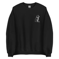 Embroidered Collie Craze Girl Sweatshirt