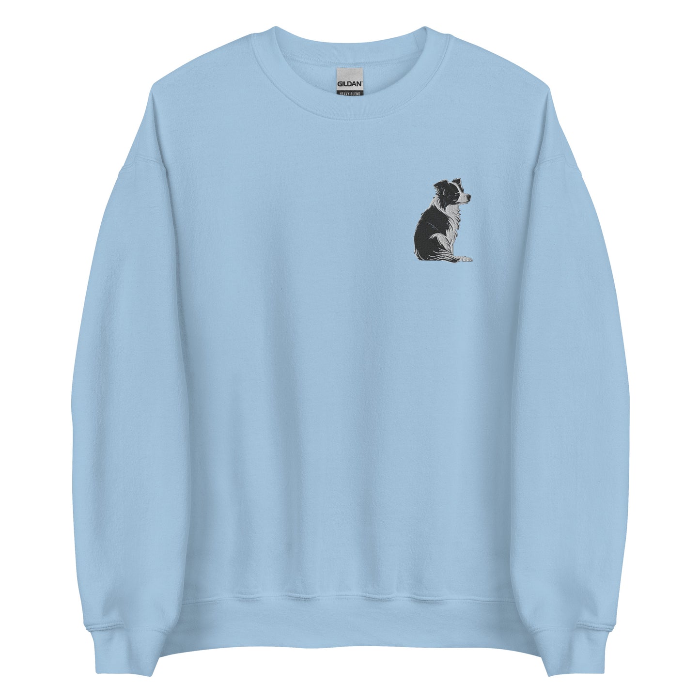 Embroidered Collie Craze Girl Sweatshirt