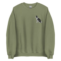 Embroidered Collie Craze Boy Sweatshirt