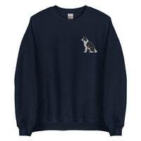 Embroidered Collie Craze Boy Sweatshirt