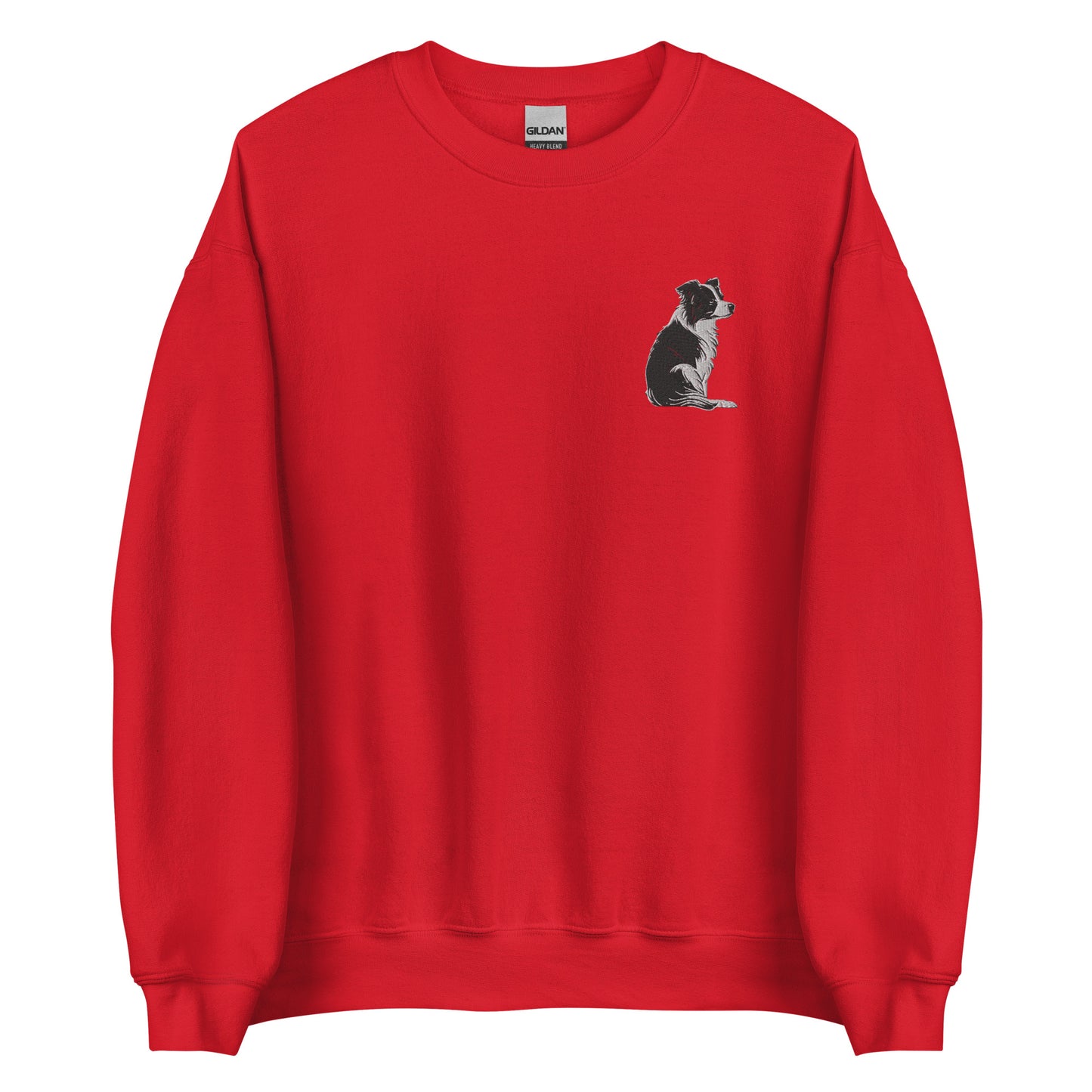 Embroidered Collie Craze Girl Sweatshirt