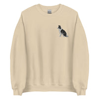 Embroidered Collie Craze Boy Sweatshirt