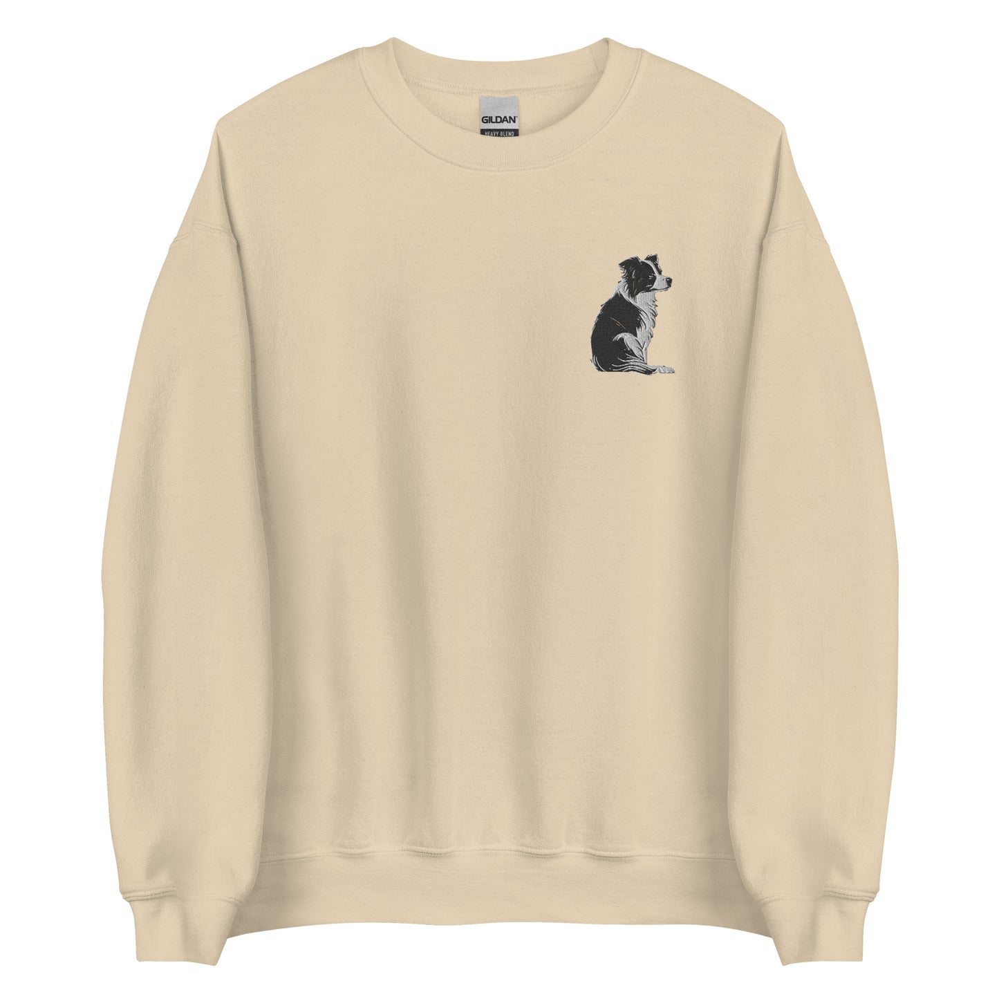 Embroidered Collie Craze Girl Sweatshirt