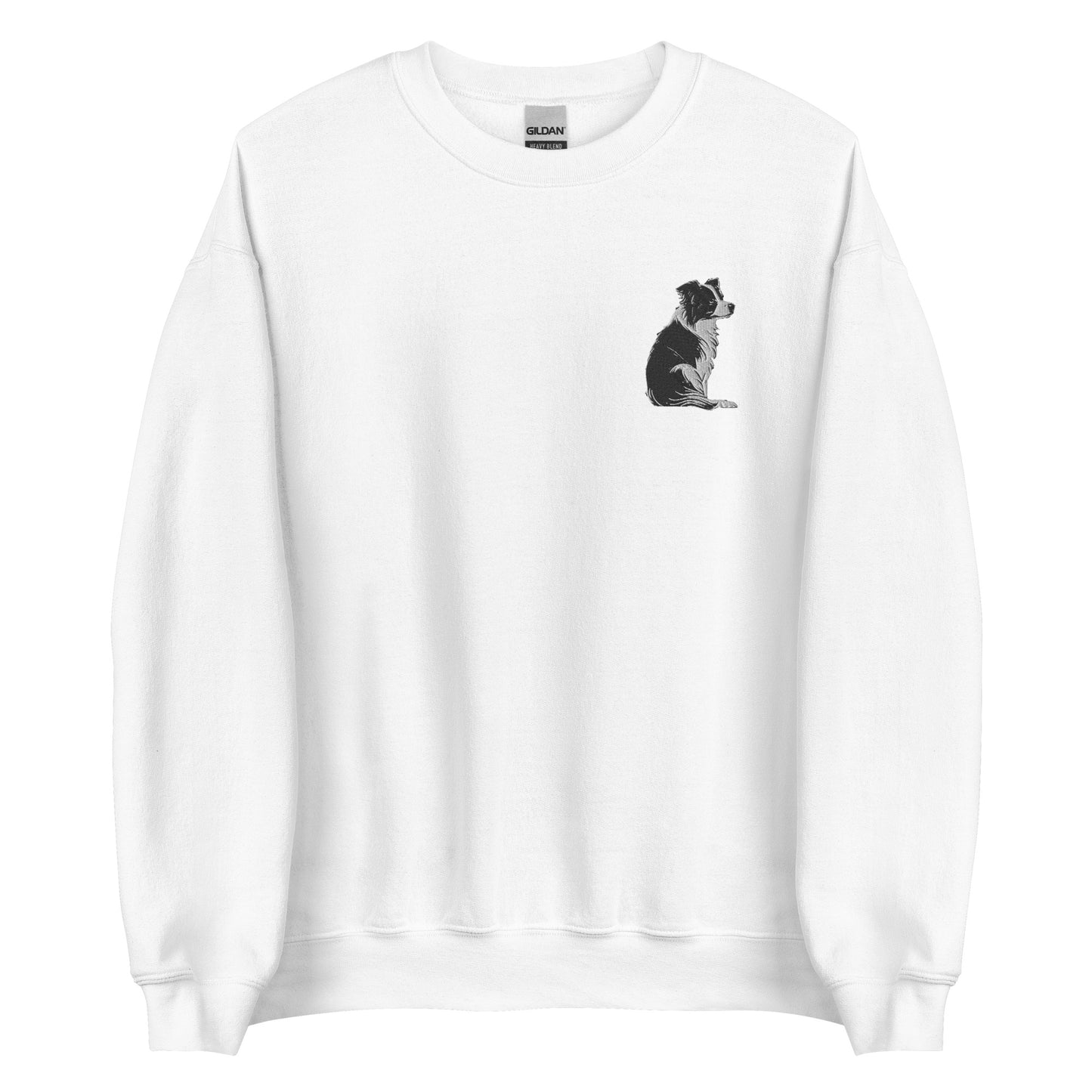 Embroidered Collie Craze Girl Sweatshirt