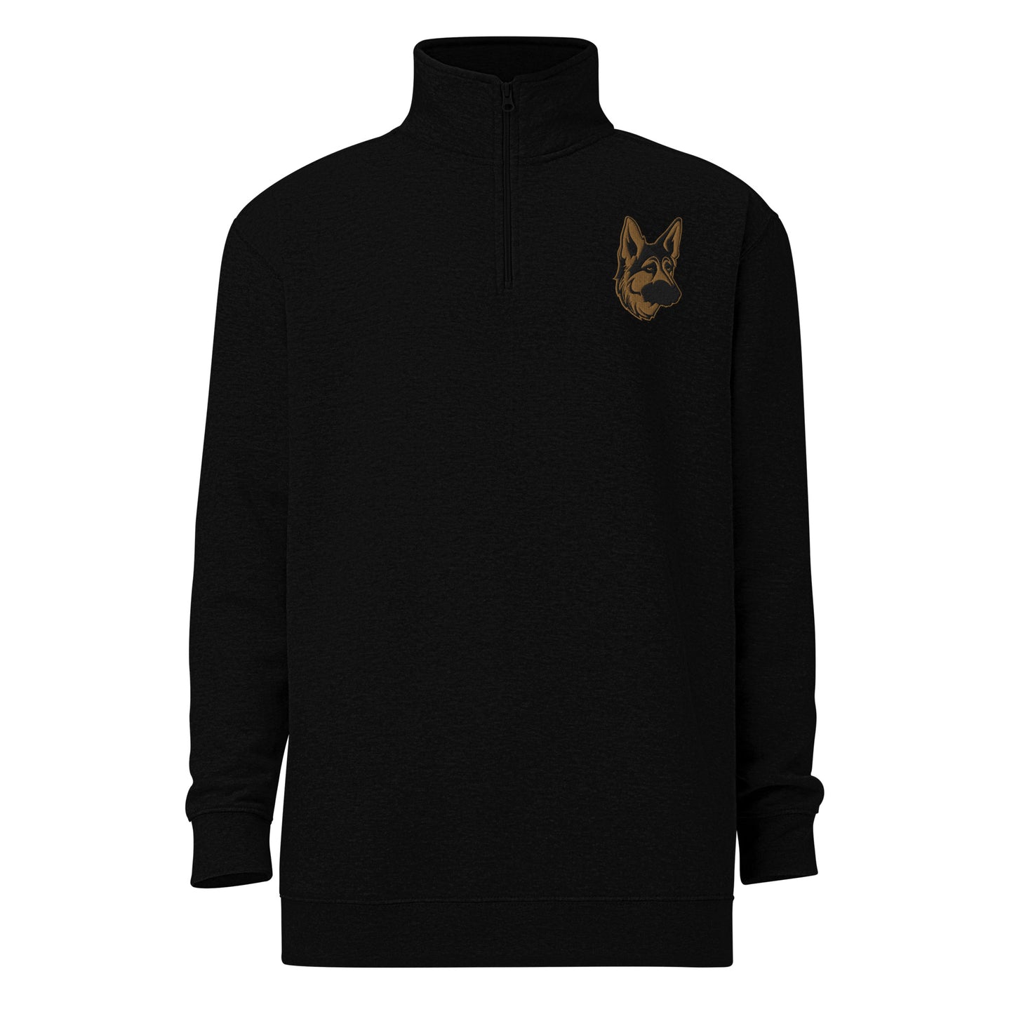 Embroidered Shepherd Girl Fleece Pullover