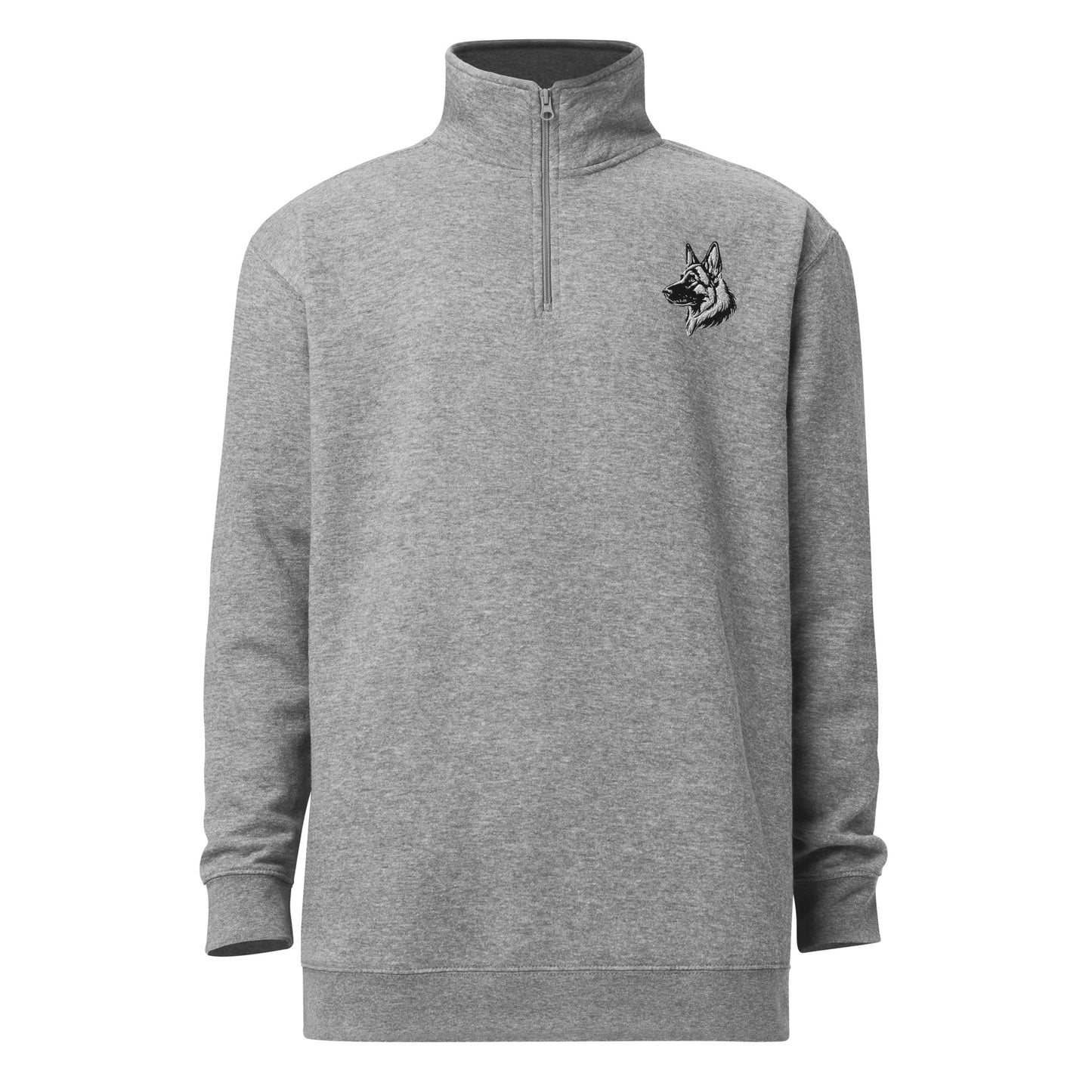 Embroidered Classic Shepherd Girl Fleece Pullover