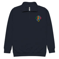 Embroidered Color Silly Lab Fleece Pullover