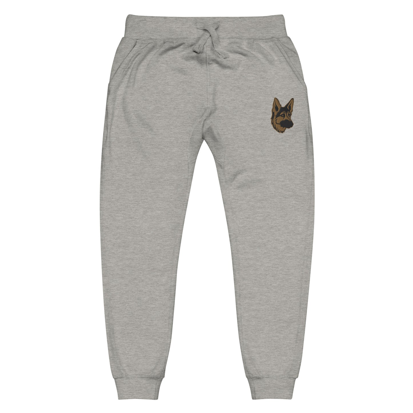 Embroidered Shepherd Girl Fleece Sweatpants