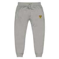 Embroidered Silly Lab fleece sweatpants