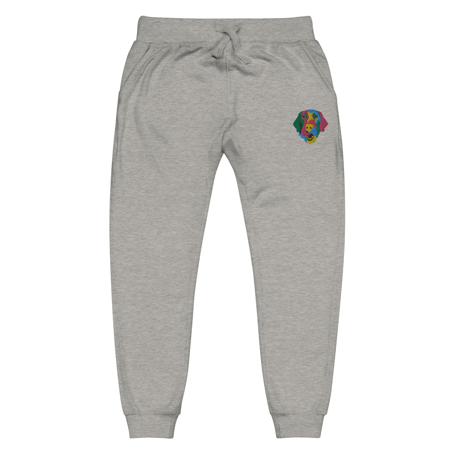 Embroidered Color Silly Lab Fleece Sweatpants