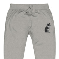 Embroidered Collie Craze Girl Fleece Sweatpants