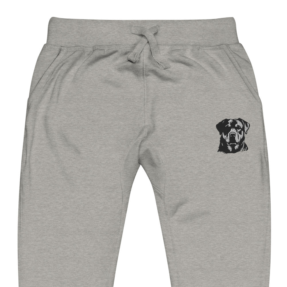 Embroidered Classic Rottie Fleece Sweatpants