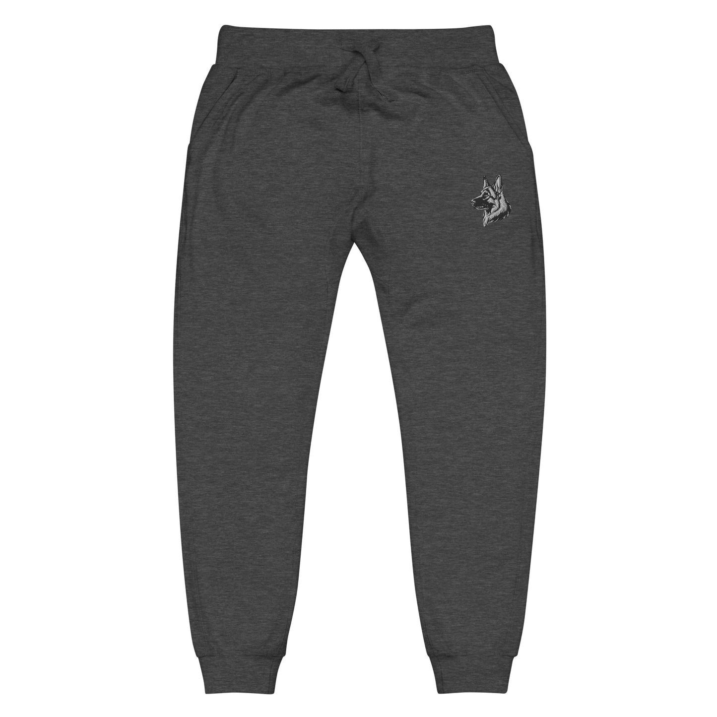 Embroidered Classic Shepherd Girl Fleece Sweatpants