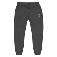 Embroidered Classic Shepherd Girl Fleece Sweatpants