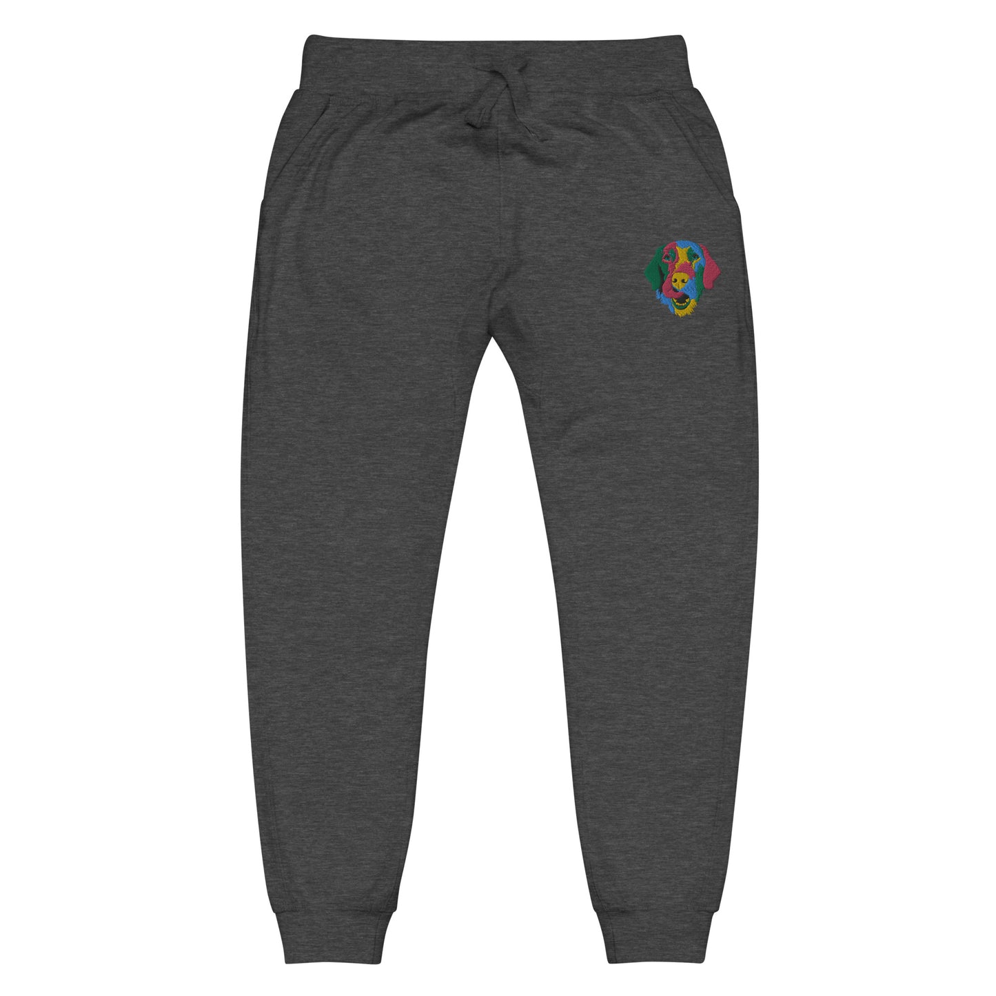 Embroidered Color Silly Lab Fleece Sweatpants