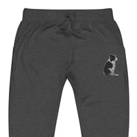 Embroidered Collie Craze Girl Fleece Sweatpants