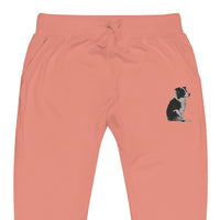 Embroidered Collie Craze Girl Fleece Sweatpants