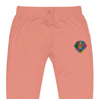 Embroidered Color Silly Lab Fleece Sweatpants