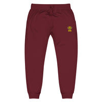 Embroidered Silly Lab fleece sweatpants