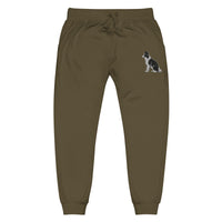 Embroidered Collie Craze Boy Fleece Sweatpants