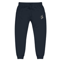 Embroidered Classic Shepherd Girl Fleece Sweatpants