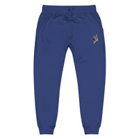 Embroidered Classic Shepherd Girl Fleece Sweatpants