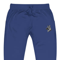 Embroidered Classic Shepherd Girl Fleece Sweatpants