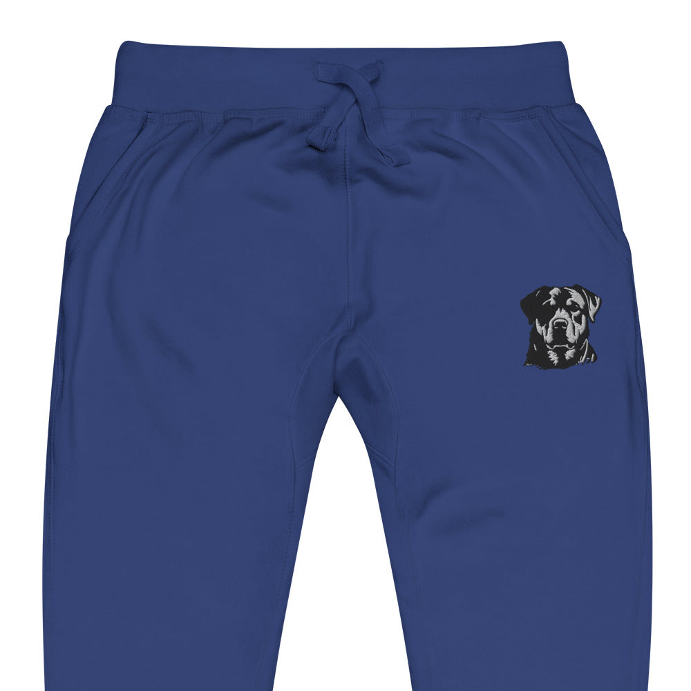 Embroidered Classic Rottie Fleece Sweatpants