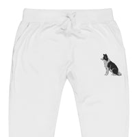 Embroidered Collie Craze Boy Fleece Sweatpants