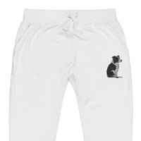 Embroidered Collie Craze Girl Fleece Sweatpants