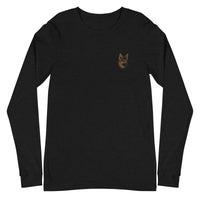 Embroidered Shepherd Girl Long Sleeve Tee