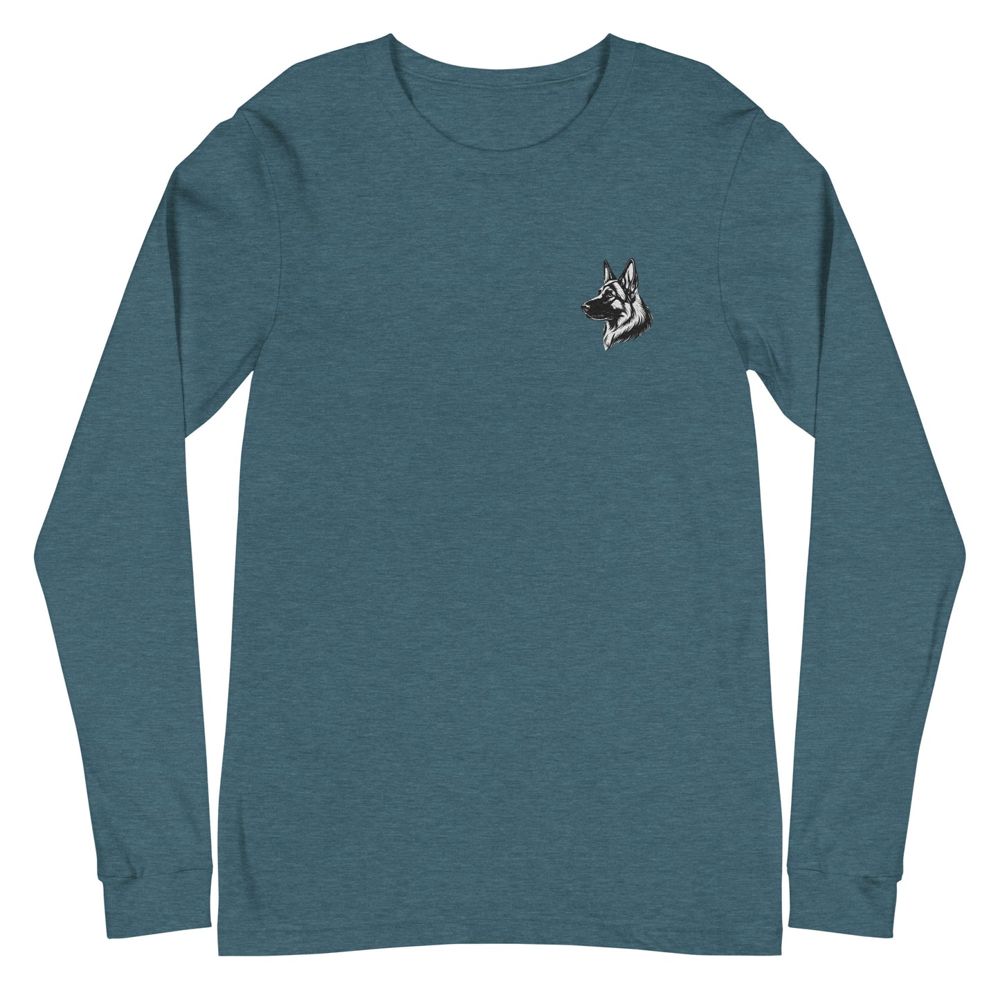 Embroidered Classic Shepherd Girl Long Sleeve Tee