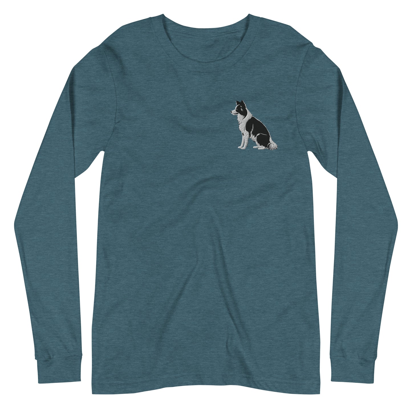 Embroidered Collie Craze Boy Long Sleeve Tee