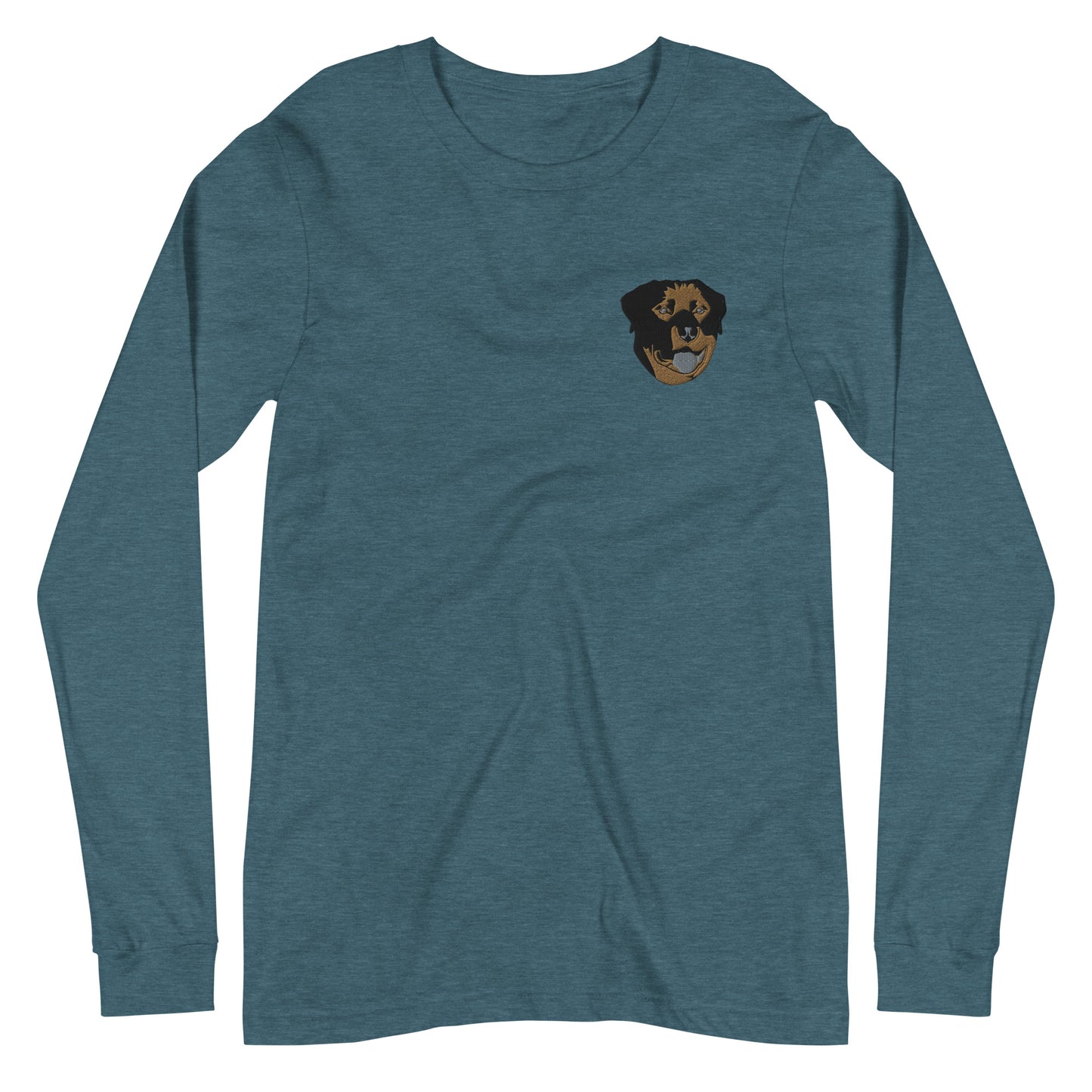 Embroidered Color Rottie Long Sleeve Tee