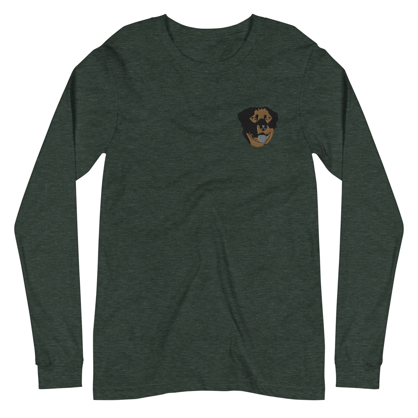 Embroidered Color Rottie Long Sleeve Tee